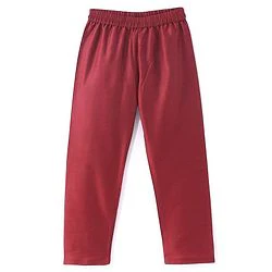 Babyhug 100% Cotton Woven Full Sleeves Cambric Kurta Pyjama Set With Mirror Embroided Jacket  -Red - Image 10