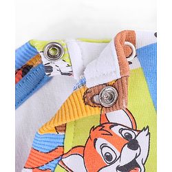 Babyhug Cotton Full Sleeves Sweatshirt Fox & Deer Print- Blue Green & Yellow - Image 5