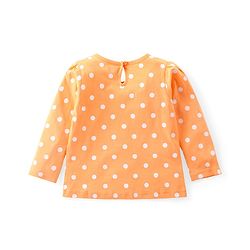 Babyhug Cotton Knit Full Sleeves Tops With Floral & Polka Dot Print Pack of 3 - Multicolor - Image 13