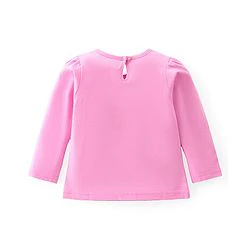 Babyhug Cotton Knit Full Sleeves Tops With Floral & Polka Dot Print Pack of 3 - Multicolor - Image 19