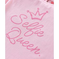 Babyhug Cotton Knit Full Sleeves Tops with Polka Dot & Text Print Pack of 3 - Multicolor - Image 35