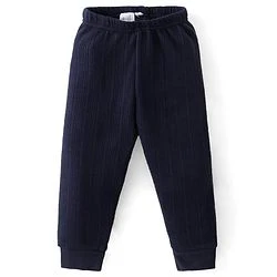 Babyhug Full Length Thermal Bottom Solid Colour -Navy Blue - Image 13