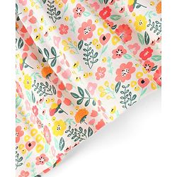 Babyhug Knit Half Sleeves Floral Printed Frocks Pack of 2 - Red & White - Image 14