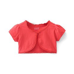 Babyhug Poplin Half Sleeves Shrug with Frock - White & Pink - Image 4