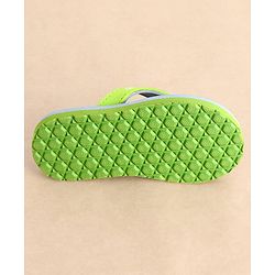 Cute Walk by Babyhug Flip Flops Monster Print - Green - Image 12
